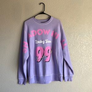Pink & Purple Shadow Hill Crewneck